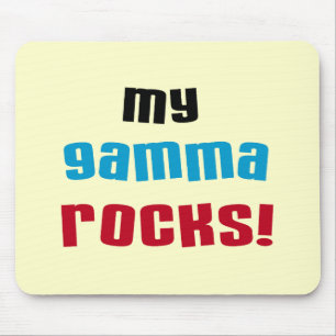 Meine Gamma Rocks T - Shirt und Geschenke Mousepad