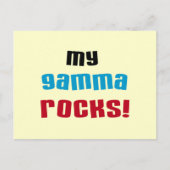 Meine Gamma Rocks T - Shirt und Geschenke Postkarte (Vorderseite)