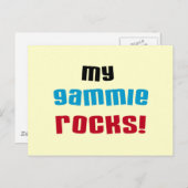 Meine Gammie Rocks T-Shirts und Geschenke Postkarte (Vorne/Hinten)
