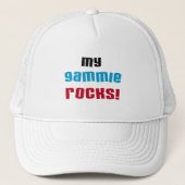 Meine Gammie Rocks T-Shirts und Geschenke Truckerkappe (Vorderseite)