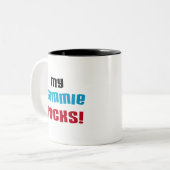 Meine Gammie Rocks T-Shirts und Geschenke Zweifarbige Tasse (Vorderseite Links)