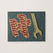 Meine Garage meine Regeln Puzzle (Horizontal)