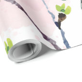 Meine Garden-Blume (Aquarelltechnik) Geschenkpapier (Rolleneckpunkt)