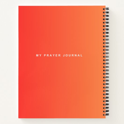 Meine Gebetszeitung Notizblock (Rückseite)