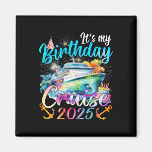 Meine Geburtstags-Kreuzfahrt 2025 Party-Kreuzfahrt Magnet