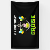 Meine Geburtstagsreise - Funny Cruise Banner (Vertikal)
