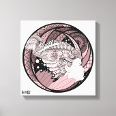 Meine Gedanken. Abstrakte Kunst. Grafik Leinwanddruck (Vorderseite)