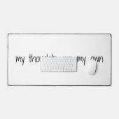 Meine Gedanken Desk Mat Schreibtischunterlage (Tastatur & Maus)