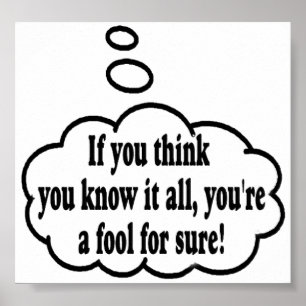 Meine Gedanken genau! Poster