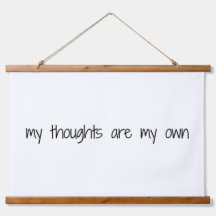 Meine Gedanken Holztäfelung Wandteppiche