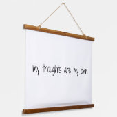 Meine Gedanken Holztäfelung Wandteppiche (Gewinkelt)