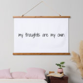 Meine Gedanken Holztäfelung Wandteppiche (Schlafzimmer)