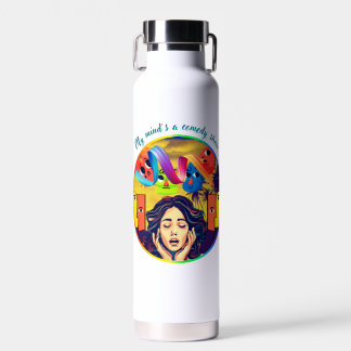 Meine Gedanken sind eine Comedy-Show Trinkflasche