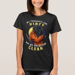 Meine Gedanken sind schmutzig, aber meine Welten s T-Shirt