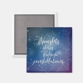 Meine Gedanken sind Sterne Magnet (Vorderseite/Rückseite)