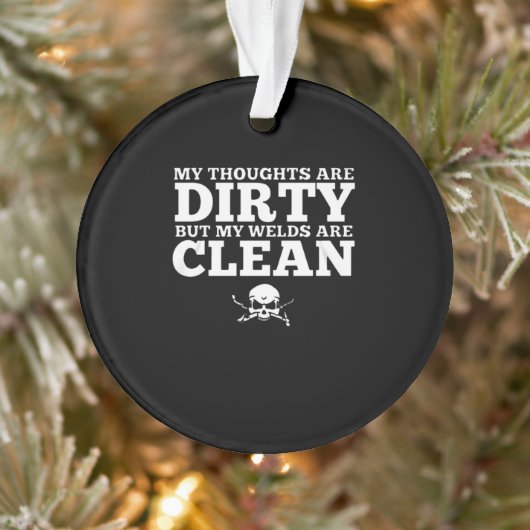 Meine Gedanken sind verärgert, aber mein Welder is Ornament (Baum)