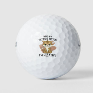Meine Geduld wurde getestet, ich war negativ Golfball