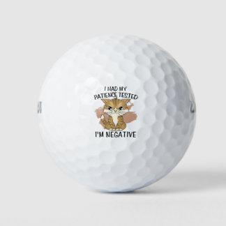 Meine Geduld wurde getestet, ich war negativ Golfball