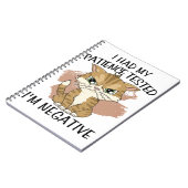 Meine Geduld wurde getestet, ich war negativ Notizblock (Linke Seite)