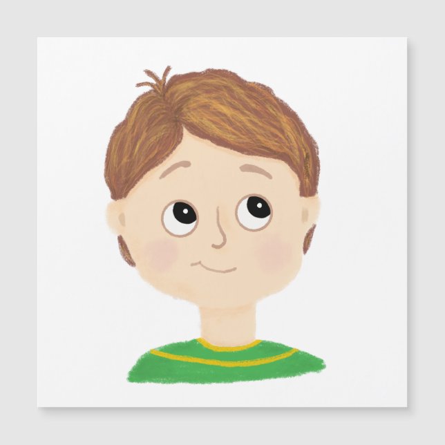 Meine Gefühle Emotionstabelle Magnetkarte (Vorderseite)