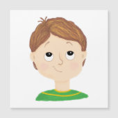 Meine Gefühle Emotionstabelle Magnetkarte (Vorderseite)