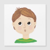 Meine Gefühle Emotionstabelle Magnetkarte (Vorderseite)