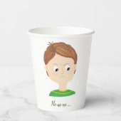 Meine Gefühle Emotionstabelle Pappbecher (Rückseite)