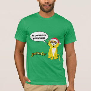 Meine Gegenwart ist dein "Present-Jerry The Cat"-S T-Shirt