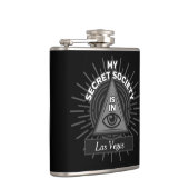 Meine Geheimgesellschaft ist in (jeder Stadt) Illu Flachmann (Rechts)