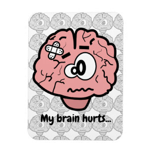 Meine Gehirn-Schmerzen Magnet