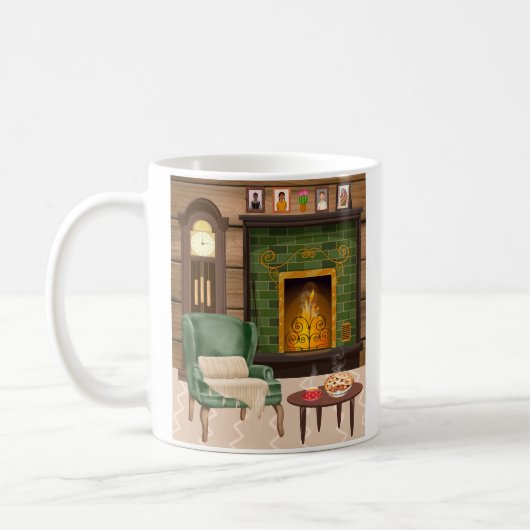 Meine gemütliche Hütte. Beide Bilder Kaffeetasse (Links)