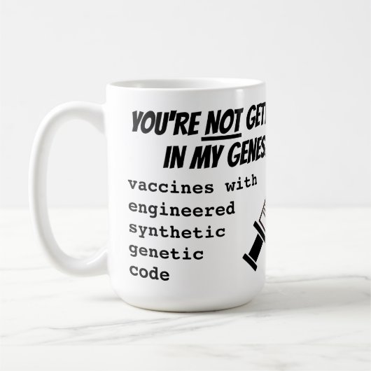 Meine Gene Kaffeetasse (Links)