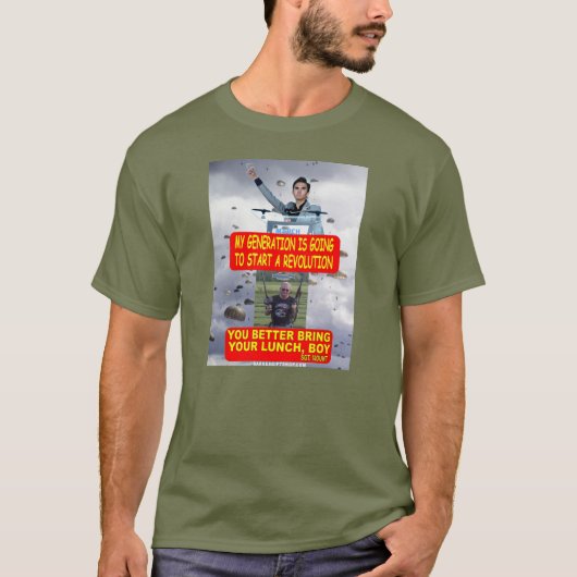 MEINE GENERATION WIRD EINE REVOLUTION STARTEN T-Shirt (Vorderseite)