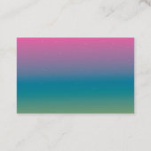 MEINE GESCHÄFTSKARTEN-DESIGN VISITENKARTE (Rückseite)