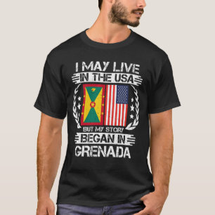 Meine Geschichte begann in Grenada T-Shirt