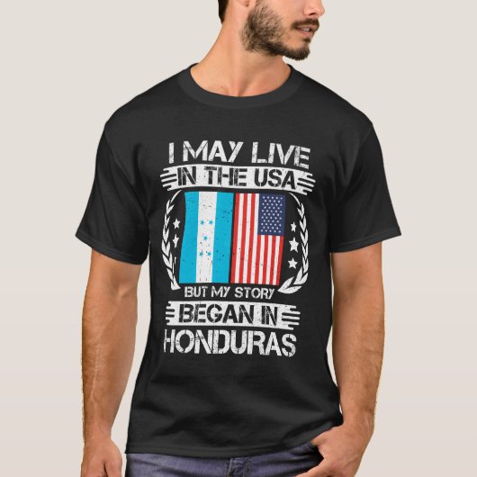 Meine Geschichte begann in Honduras T-Shirt (Vorderseite)