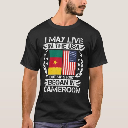 Meine Geschichte begann in Kamerun T-Shirt (Vorderseite)
