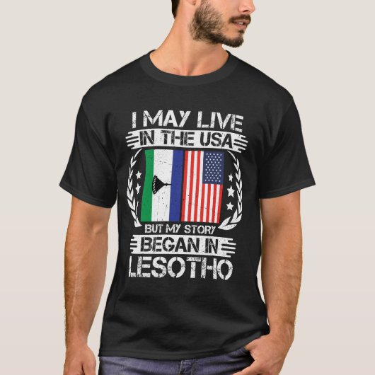 Meine Geschichte begann in Lesotho T-Shirt (Vorderseite)