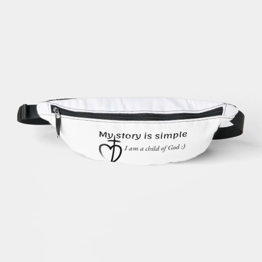 Meine Geschichte ist einfach Bauchtasche (Vorderseite)