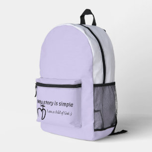 Meine Geschichte ist einfach Bedruckter Rucksack