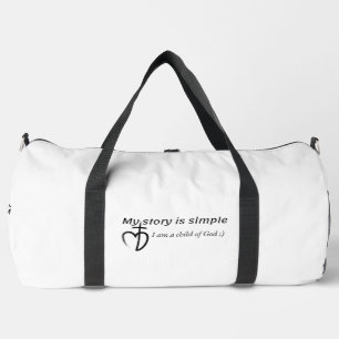 Meine Geschichte ist einfach Duffle Bag