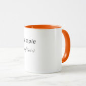 Meine Geschichte ist einfach Tasse (VorderseiteRechts)