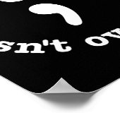 Meine Geschichte ist noch nicht vorbei mit Semicol Poster (Ecke)