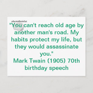 Meine Gewohnheiten Postkarte