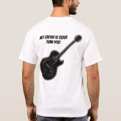 Meine Gitarre ist älter als du! T-Shirt (Rückseite)