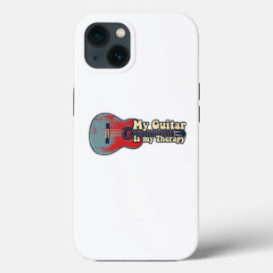 Meine Gitarre ist meine Therapie. Vintage rot und Case-Mate iPhone Hülle