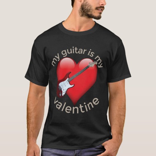 Meine Gitarre ist meine Valentine T-Shirt (Vorderseite)