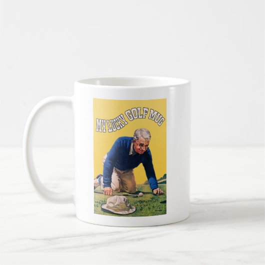 Meine glückliche Golf-Tasse Kaffeetasse (Links)