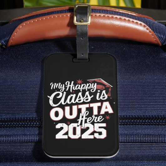 Meine glückliche Klasse ist hier 2025 als Senior G Gepäckanhänger (Vorderseite Insitu 2)