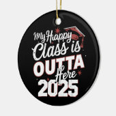 Meine glückliche Klasse ist hier 2025 als Senior G Keramik Ornament (Links)